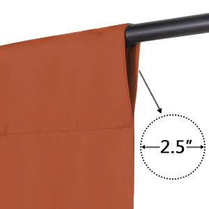 H.VERSAILTEX Thermal Insulated Tie Up Window Shade Light Reducing Curtains for Kitchen, Rod Pocket Panel - 42" Wide by 63" Long