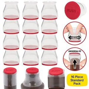 Ruby Sliders - Furniture Sliders Hardwood Floor Protectors, Felt Pads Chair Leg Caps