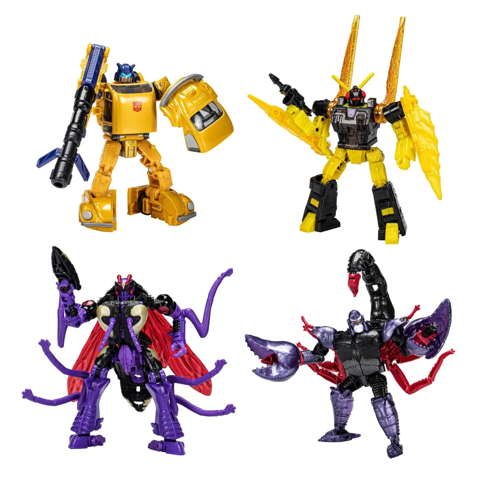 Transformers Buzzworthy Bumblebee Creatures Collide Multipack, Deforming Robot Action Figures for Toys & Hobbies Collection