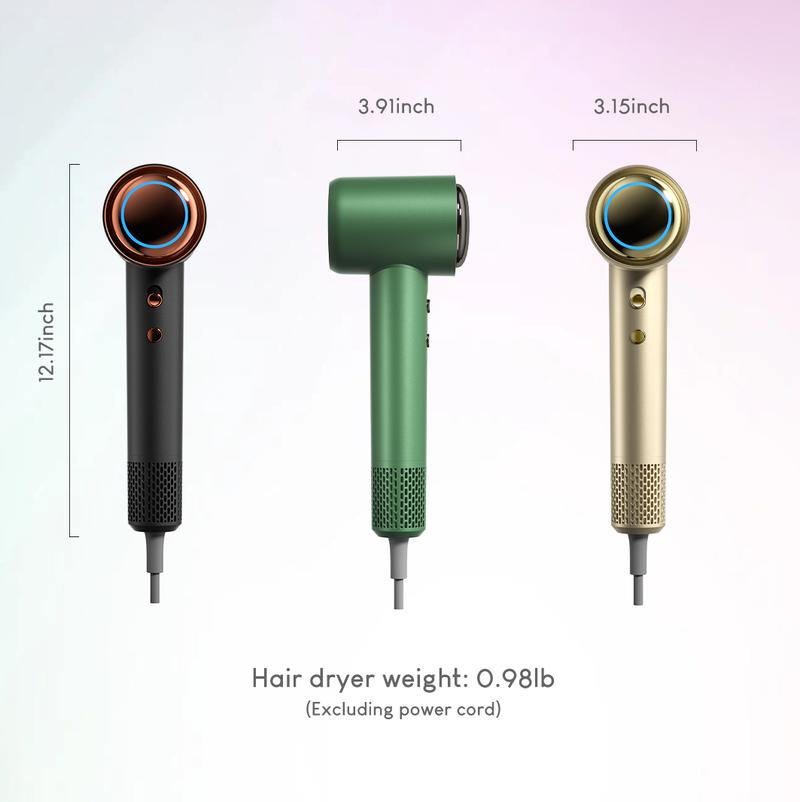 【Merry Christmas & Happy New Year】Tideway H11 High-Speed Hair Dryer, Intelligent Temperature Control w/ Hair & Scalp Care Plasma Ionic Technology & Self Cleaning Blower, No Static Electricity & Frizz, Perfect Present for Men Women Friend Family Gift