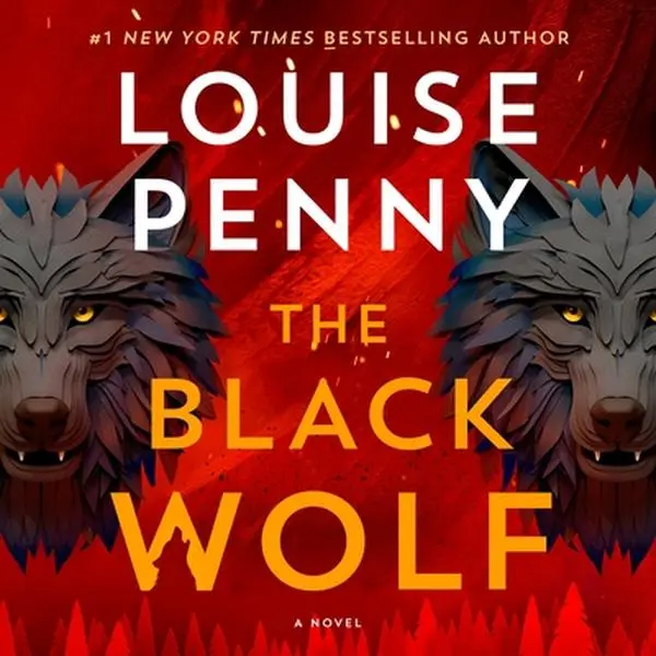 The Black Wolf Mystery Audio Book, English, #1 New York Times Bestselling Author Louise Penny, CD-Audio Format, 6.01" H x 5.21" L x 1.12" W, Gift for Mystery Lovers