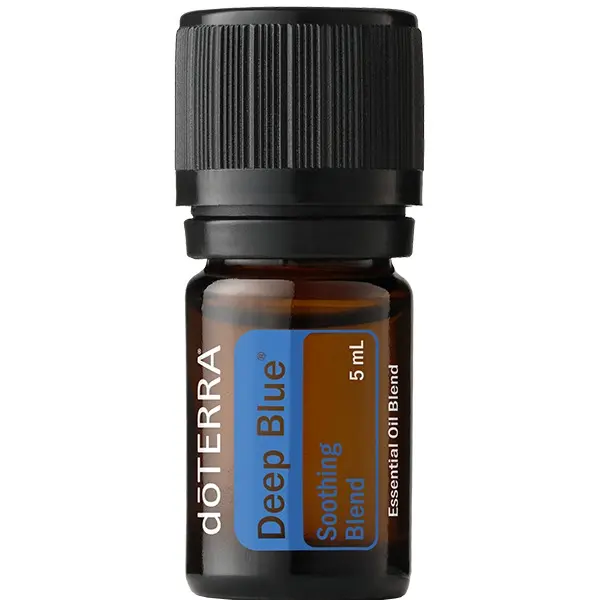 doTERRA Deep Blue Essential Oil, 5ml Therapeutic Aromatherapy Oil for Fitness, Health, Sports Support & Alternative Medication Needs (Infused with Chamomile), Back Pain Relief