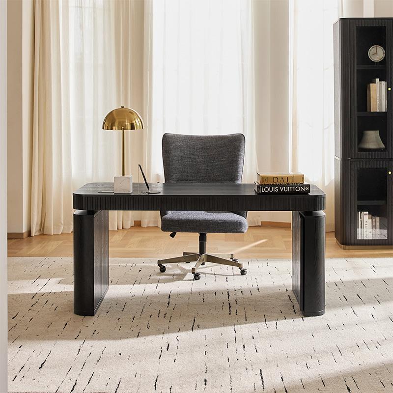 Hulala Baggio Modern Electric Height-Adjustable Standing Desk with Smooth Sit-to-Stand Transition, Concealed Storage, and Smooth-Gliding Drawers