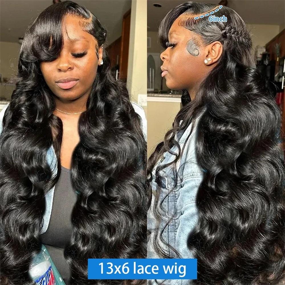 13x4 Bone Straight Human Hair Wigs 13x6 Hd Lace Frontal Hair 30 38 Inch Straight ransparent Lace Human Hair Wig For Black Women