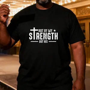 faith religious tops with bible verse graphic cotton T-shirt