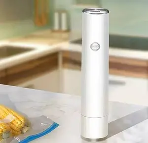 Portable Mini Vacuum Sealer USB Rechargeable – Handheld Food Jar & Bag Sealing Machine with Auto Stop, Low Noise, 3L/Min Suction