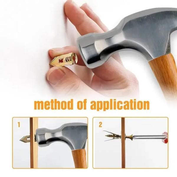 120pcs Count Drywall Self Drilling Anchors and Screws Easy Application No Drill or Holes in Wall Heavy Duty Zinc Plated Steel Anchors with Self Tapping Screws Hollow Screws and Anchors for TV Bicycle Cabinet Fixing Accessories shoe rack organizer special 120pcs Count Drywall Self Drilling Anchors and Screws Easy Application No Drill or Holes in Wall Heavy Duty Zinc Plated Steel Anchors with Self Tapping Screws Hollow Screws and Anchors for TV Bicycle Cabinet Fixing Accessories shoe rack organizer special