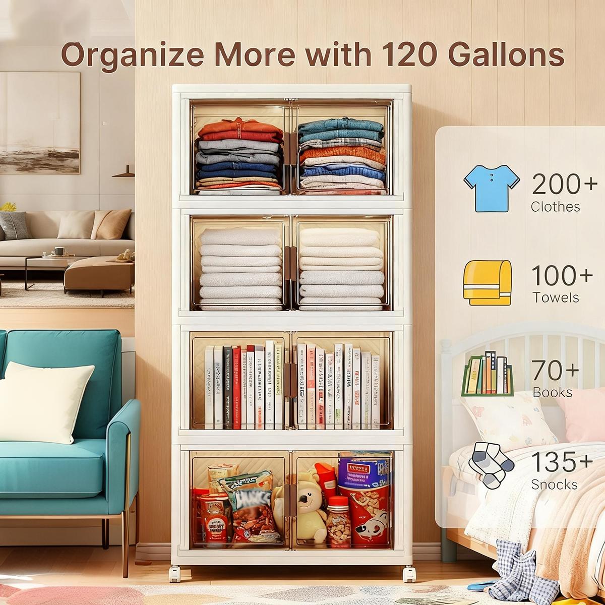 70cm 5/4 Layers Plastic storage boxes Stackable storage boxes with wheels Storage containers with LIDS Folding storage boxes with handles for bedroom living room kitchen