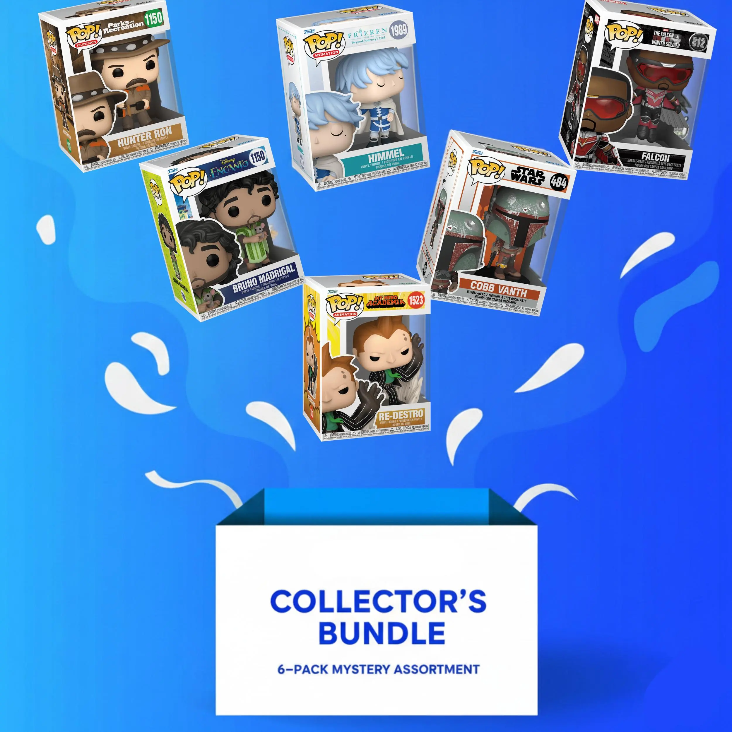 Funko POP! Assorted 6-Pack - Randomly Curated Collector’s Bundle by Pop Thrills