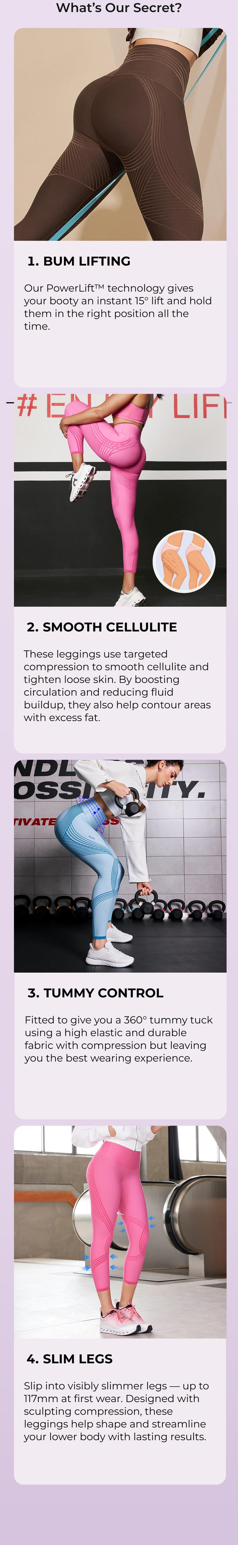 Fanka Body Sculpt Leggings 2.0 Reversible Wear Stretchy High Waist Women's Fitness Tights