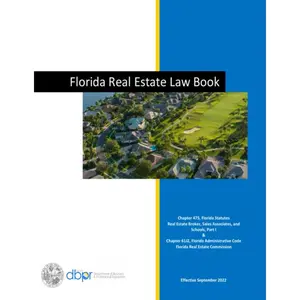 Florida Real Estate Law Book: Effective September 2022 Paperback – January 12, 2025