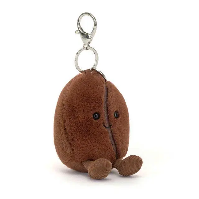 2026 Amuseable Coffee Bean Jellycat Plush Keychain Bag Charm Collection, Blossom Bunny, Dragon, Capybara Cute Backpack Accessories