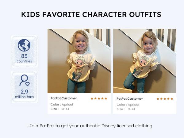 Disney Frozen Minnie Mouse Stitch Princess Fall Toddler Girl Outfit 2 Piece Long Sleeve Sweatshirt & Leggings Set