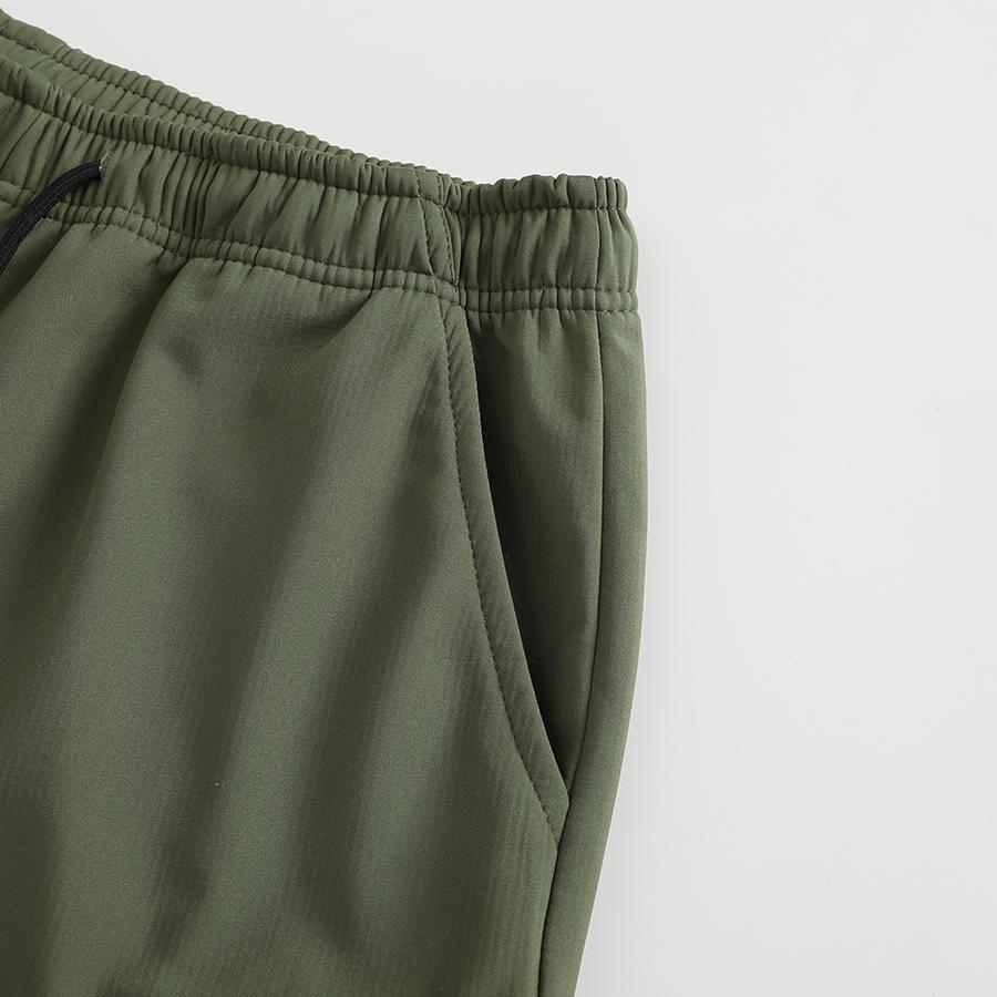 Men's Waterproof Cargo Hiking Pants, Elastic Waist Drawstring Wide Leg Tactical Trousers, Lightweight Windproof Outdoor Work Pants for Young Men Camping Travel Daily Street Wear durable training pant autumn