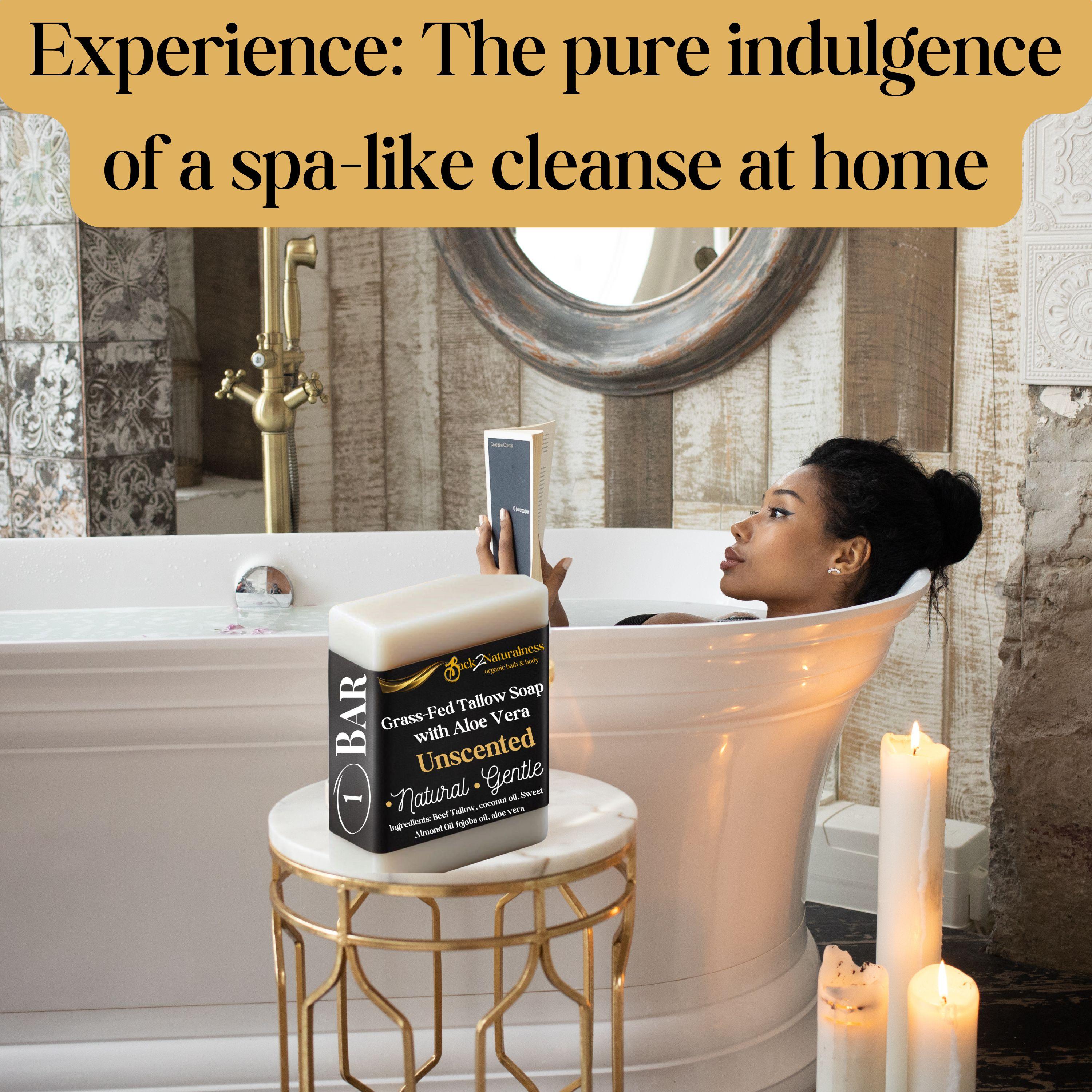 Back2Naturalness Beef Tallow Soap Bars 3 Pack for Sensitive Skin - Organic Grass Fed Hydrating Cleanser for Face & Body - Gentle & Moisturizing Handmade Soap Bars Cleansing body wash Back2Naturalness Beef Tallow Soap Bars 3 Pack for Sensitive Skin - Organic Grass Fed Hydrating Cleanser for Face & Body - Gentle & Moisturizing Handmade Soap Bars Cleansing body wash