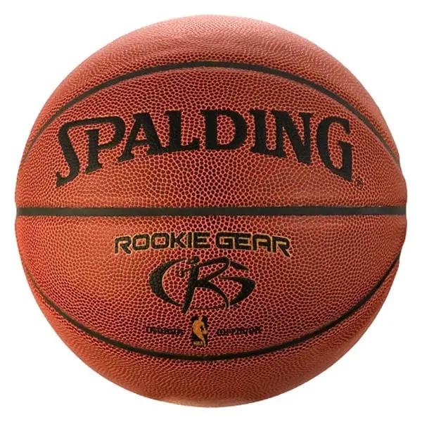 Spalding Rookie Gear Junior Size Kids' Basketball - Brown, Composite Leather, Lightweight, Indoor/Outdoor Ball Sports Equipment