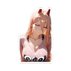 Cute Anime Sticker ($20 Free Shipping), Manga, Chainsawman Power Sticker