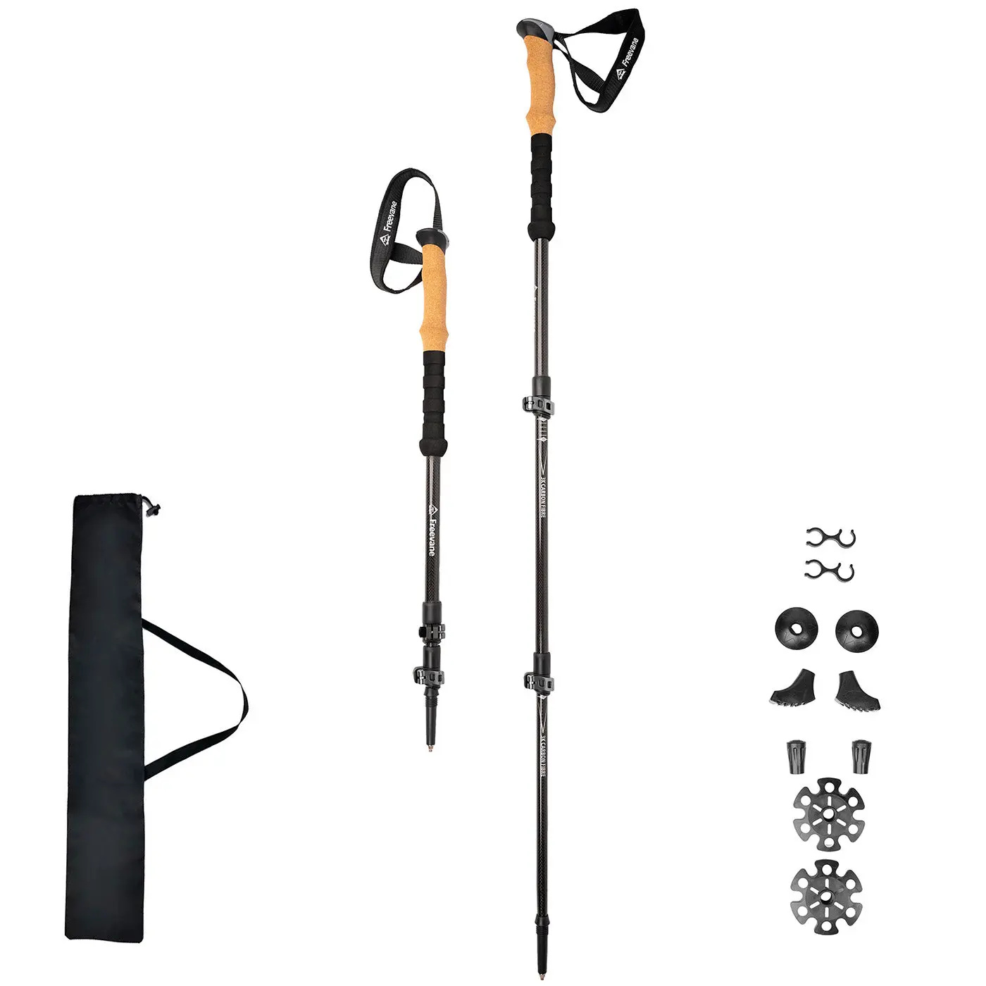 Kodiak Telescoping Carbon Trekking Poles