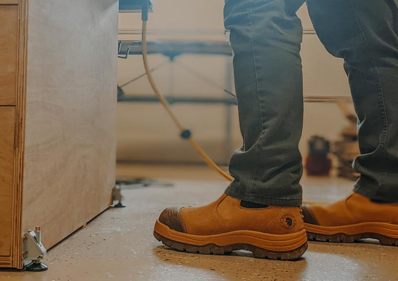 ROCKROOSTER Soft Toe Work Boots for Men Footwear Comfort Shoe boots Botas Slip-resistant Rubber Outsole Nubuck Leather Protective Wide Fit ROCKROOSTER Soft Toe Work Boots for Men Footwear Comfort Shoe boots Botas Slip-resistant Rubber Outsole Nubuck Leather Protective Wide Fit