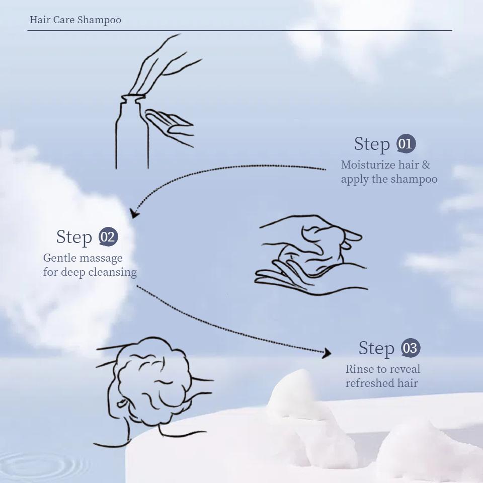 2 Selenium Disulfide Hair Care Nourish Shampoo Oil Control Refreshing Anti-Dandruff Anti-itch Scalp Cleansing Shampoo Haircare Comfort Hair Growth, 300ML