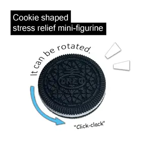Cute Cookie-Shaped Rotating Ornament | Must-Have Desktop Item, Stress-Relief Spinning Experience, Office Stress Relief, Prank Gadget, High-Quality Gift for Friends, EDC