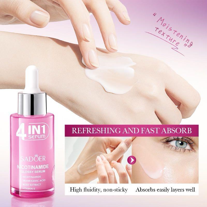 Korean 4-in-1 essence lotion moisturizing cream, hydrating essence lotion, facial toner for women, TikTok trending product