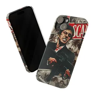 Scarface Vintage Phone Case Compatible with iphone 17 pro case 16 max plus air 15 14 13 12 11 & For Samsung Galaxy S25 S24 Ultra