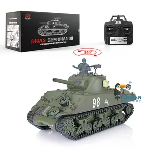 TOUCAN RC HOBBY 2.4G Henglong 1/16 TK7.0 Basic Version M4A3 Sherman RTR RC Tank Model 3898
