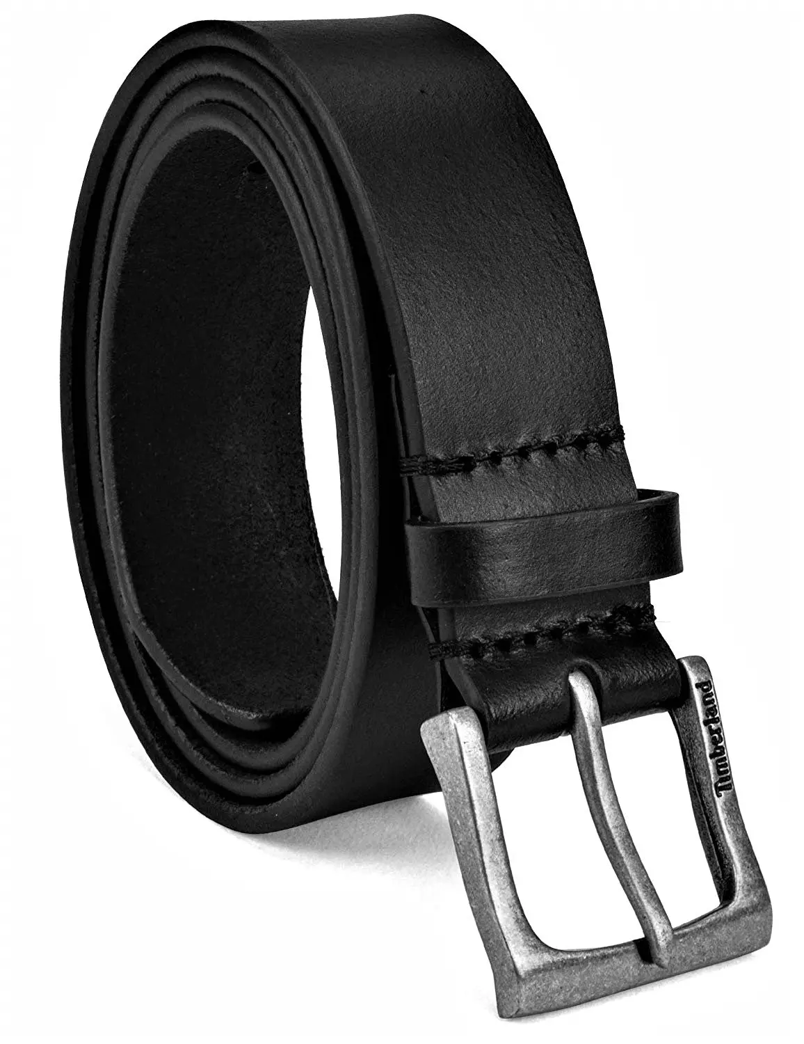 Timberland Men's 35 MM Wide Genuine Leather Classic Jean Belt Black