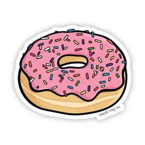 Blank Tag Co.® Waterproof Sticker - Sprinkled Donut