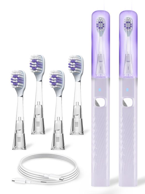 Dr.Hiseki electric toothbrush with sonic magnetic levitation sterilization, fully automatic sweeping vibration blue light sterilization, adult and unisex size, sonic soft bristles.