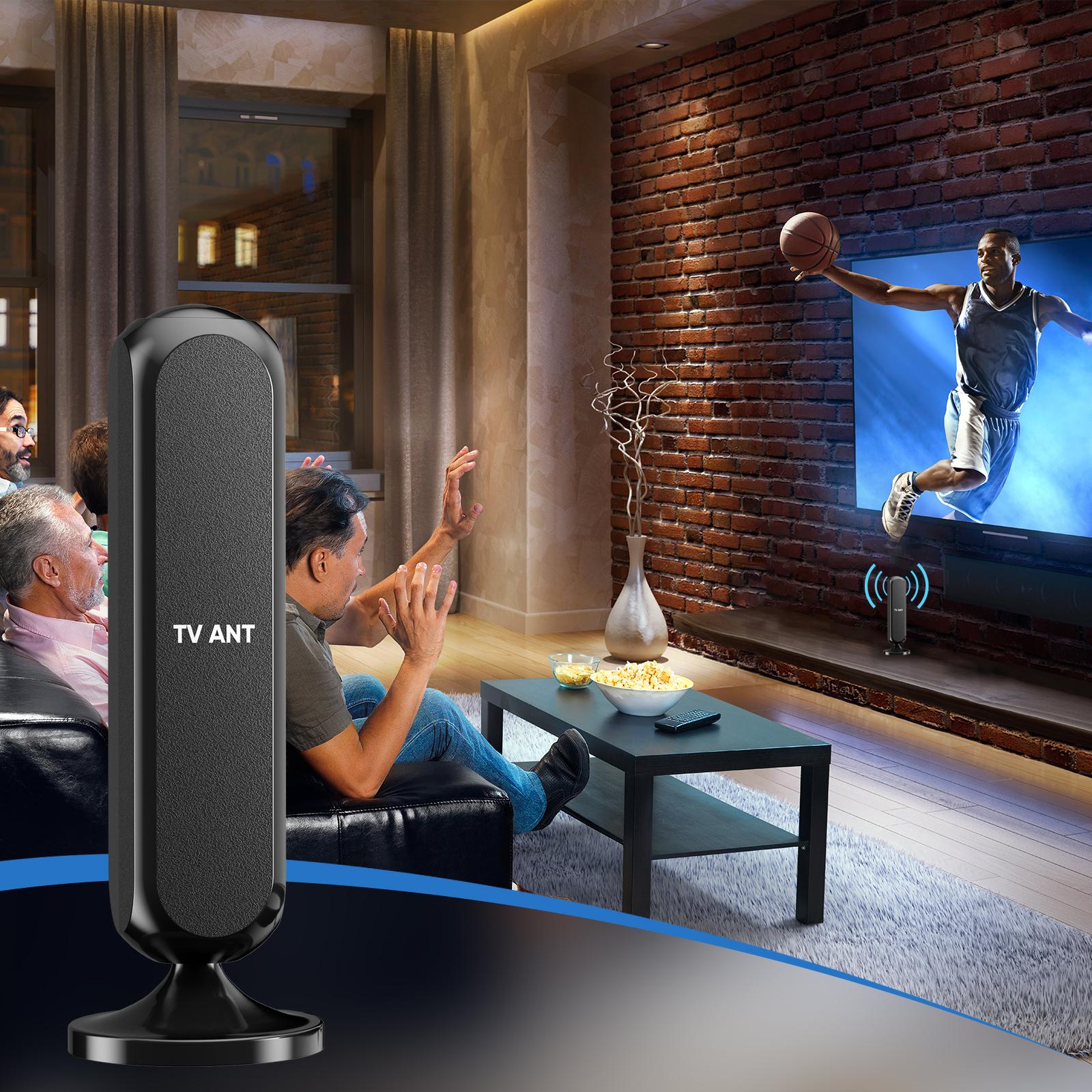 2026 TV Antenna Indoor,Digital Antenna ,Antennas for Smart TV with 360° Reception Amplifier Signal Booster,HD Antennas for Local Channels Support  4K 1080P-25ft Thick Coax Cable, TikTokShopBlackFriday