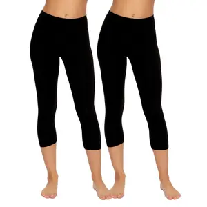 Velvety Soft Capri Legging 2-Pack