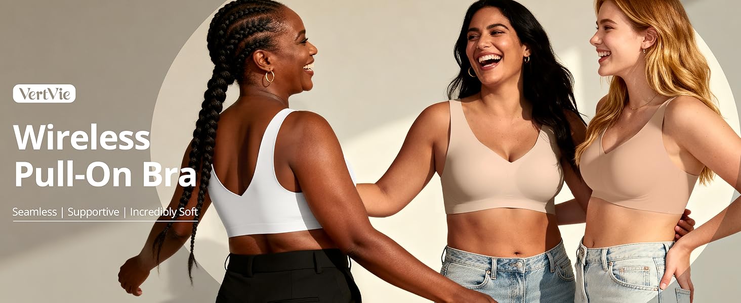 Vertvie｜EMILY Seamless Active Tank Bra, Jelly Bras, Wireless Comfort for Everyday Movement