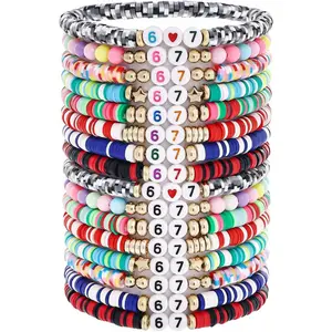 Six Seven Bracelets Funny Six Seven 67 Bracelet for Men Women Funny 67 Meme Bracelets :A Birthday, Valentine's Day, Easter, Christmas Stocking Stuffer Gift for Tweens & Teens 16 Pcs