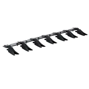 VEVOR Bucket Tooth Bar, 53'', Heavy Duty Tractor Bucket Teeth Bar for Sub-Compact Tractor Loader, 4560 lbs Load-Bearing Capacity, Fits Bucket Cutting Edges Sized 1/2" or Less with No Drilling Required