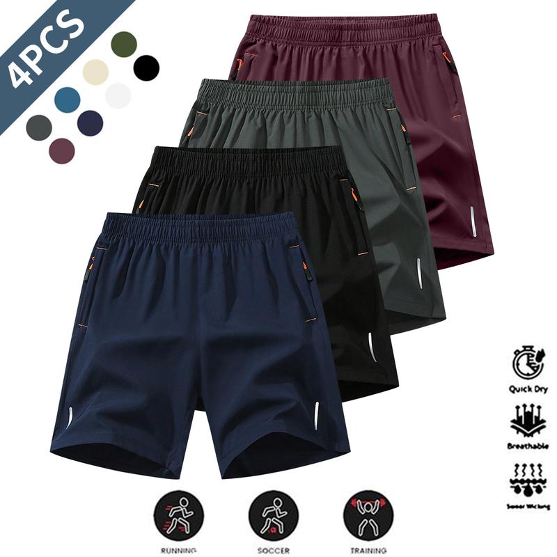 Reflective Print Men’s Athletic Shorts - Solid Color Quick-Dry Performance Gear - Breathable Training Shorts for Running and Gym - Durable Summer Wear Reflective Print Men’s Athletic Shorts - Solid Color Quick-Dry Performance Gear - Breathable Training Shorts for Running and Gym - Durable Summer Wear