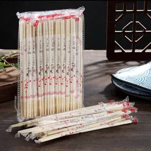 Disposable Bamboo Chopsticks 50 Pairs, Food Grade Disposable Individually Packaged Bamboo Chop Sticks, Can Be Used to Eat Noodles, Sushi, Rice, Dumplings and Other Foods