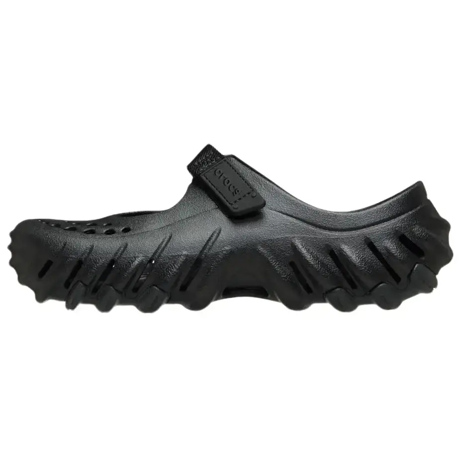 Women's Crocs Echo Mary Jane Sneaker - Black, Lightweight Sports & Outdoor Walking Shoe