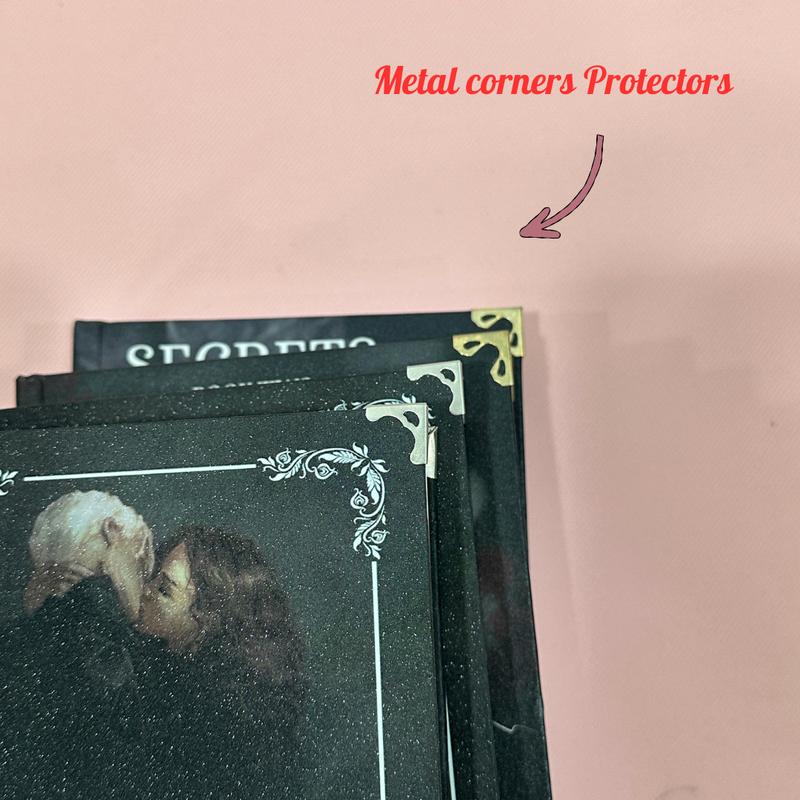 Secrets and Masks by Emerald_Slytherin Complete 2-Volume Hardcover Set - Deluxe Collector’s Edition with Metal Corners & Free Bookmarks - Dark Romance Fanfiction