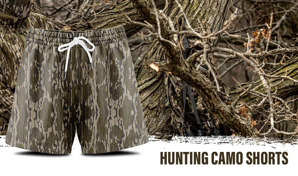 Pack 3 Camo Shorts With 5 Inch Inseam, Perfect for Men & Women At the Gym, Basketball Camo Mesh Short, Gift for him, Gift For Her, Gym Gift
