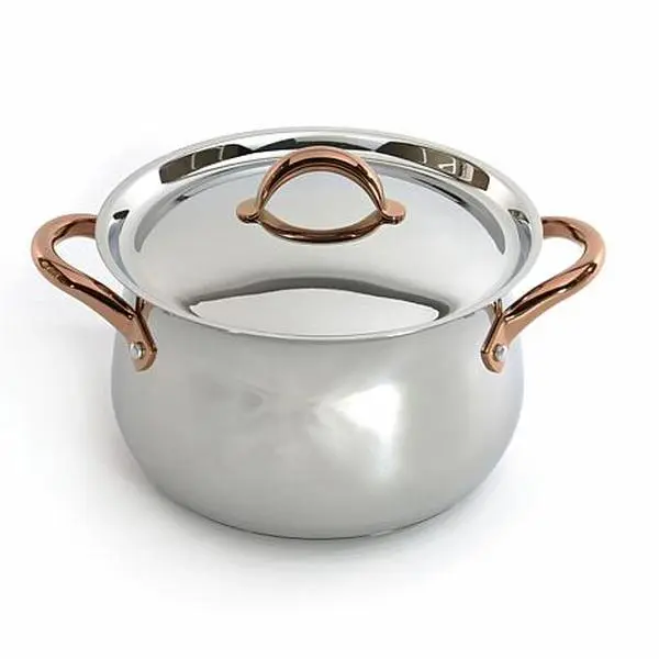 BergHoff Ouro Gold 18/10 Stainless Steel 9.5" Covered Dutch Oven