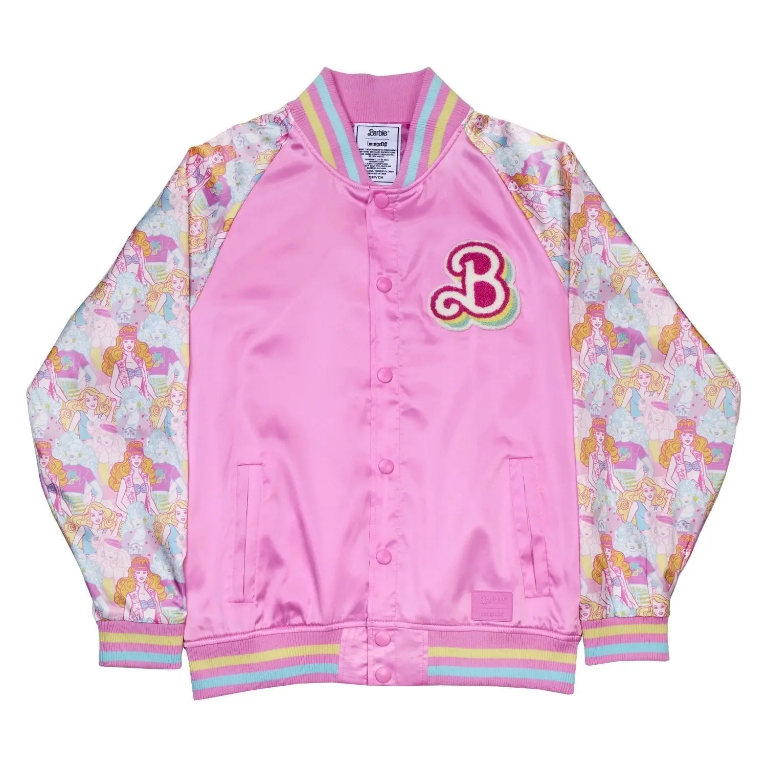 Loungefly Mattel Barbie 65th Anniversary Bomber Jacket