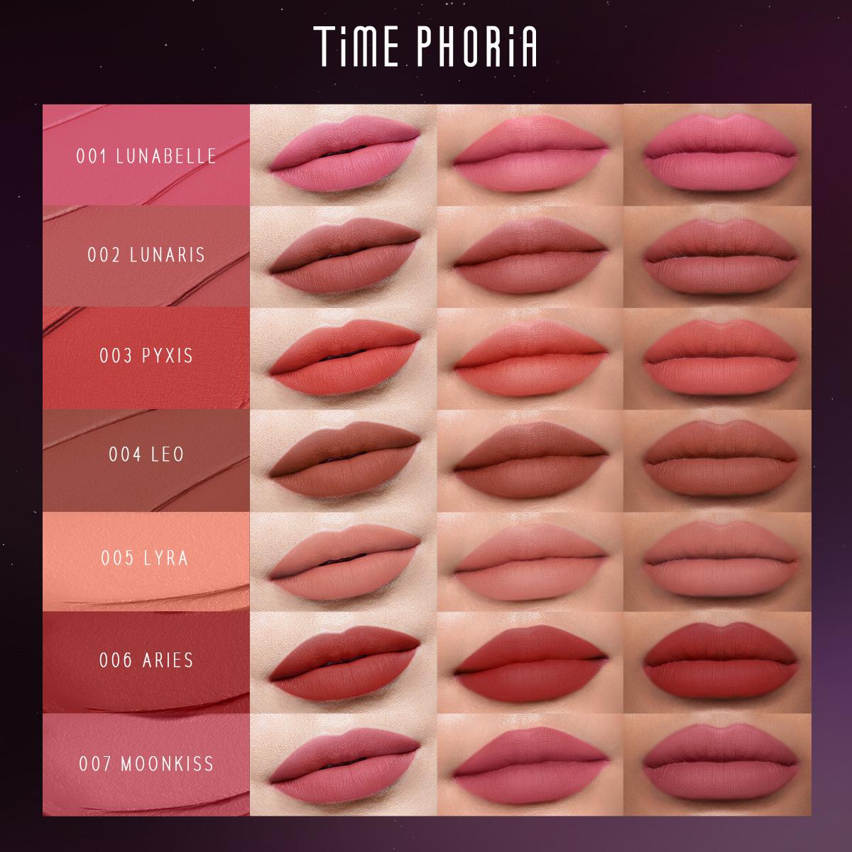 [TIMEPHORIA Hero Lip Cream] Nebula Velvet Lip Cream 4ML - Luxurious Velvet Lipstick Lip Tint Lip Gloss Soft Blurring 12 Hours Comfort Longwear Makeup Cosmetic Blend Glossy Daily Compact