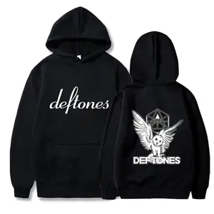 Deftones Owl Rock Band Two-Sided Graphic Sweatshirt, Deftones Band Music 2-Sided Pullover Hoodie for Men & Women