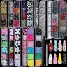 Nail Rhinestones Kit with 8 Boxes of Nail Gems, Nail Charms, 3D Charms for Nails, Colorful Clear Flatback Rhinestones, Charms Y2K for Nails, Multi Shape Pearls Jewels for Crafts, Nail Art Kit, Sparkly