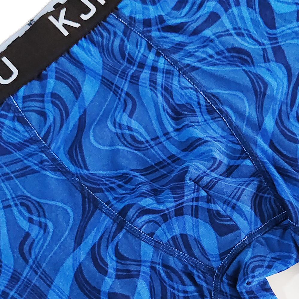 Set of 16/12/8/4 Active Men's Boxer Briefs - Multi-Pack Street Prints, Breathable Polyester Blend, Comfortable Fit Camouflage and Geometric Patterns, Everyday Underwear - KJFISTMU