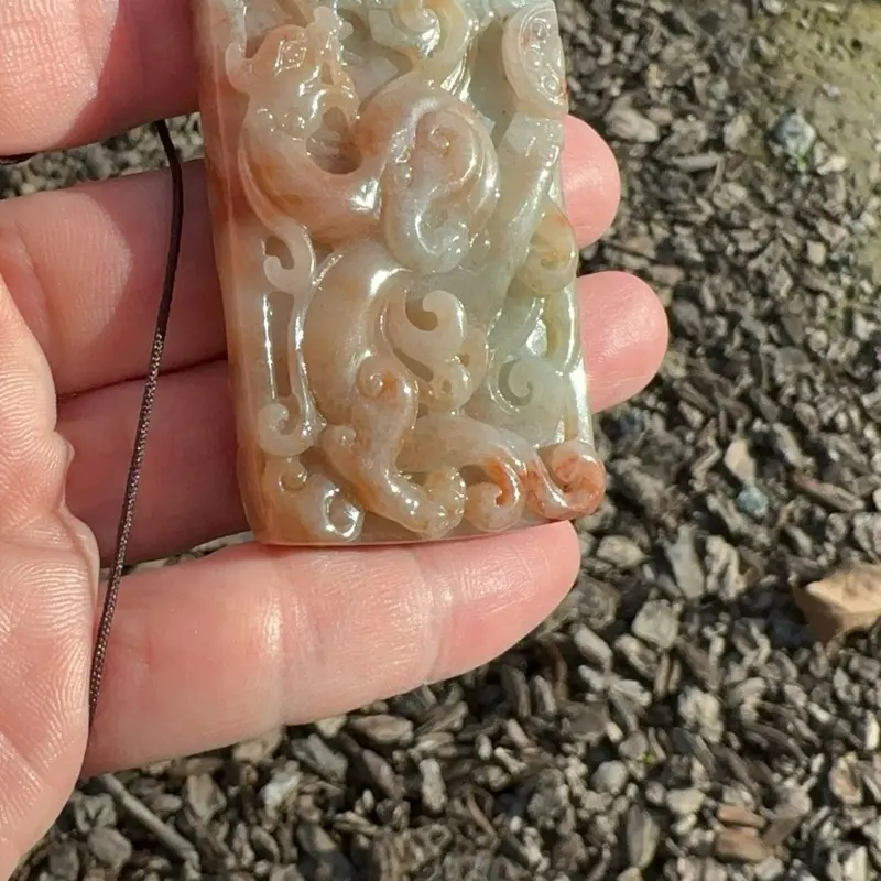 Burmese Jade Dragon Phoenix