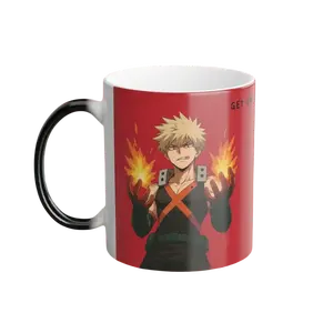 My Hero Academia Anime Mug, Bakugo Explosive Power Coffee Cup, Manga Style Mug, Gift for Anime Fans