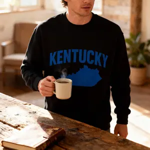 Kentucky Outline Sweatshirt – Bluegrass Classic | Premium Fleece